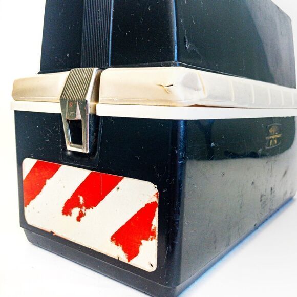 VTG King Seely Thermos Cooler Box W/ Beverage Thermos - Picture 5 of 16